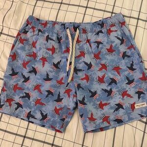 Men's Patterned Swim Trunks